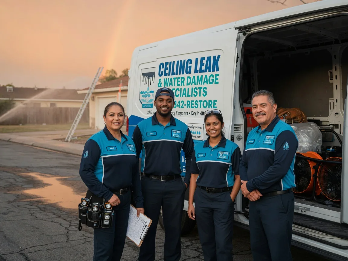 Ceiling Leak Cleanup company in Placedo, TX