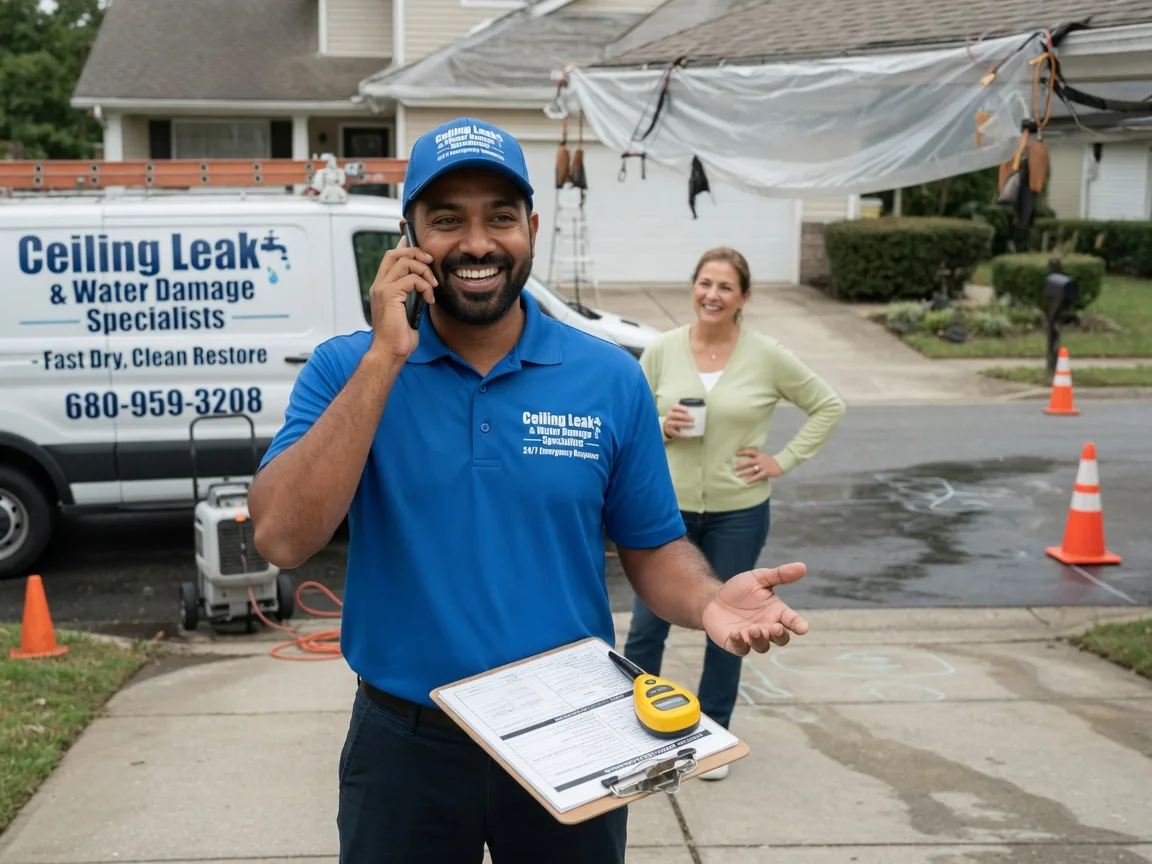 Ceiling Leak Cleanup Placedo, TX FAQs